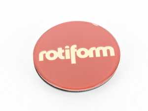 ES#4141426 - 32170rgs - Rotiform Hex Center Cap - Gold On Red - Priced Each  - The perfect addition to set your wheels apart from the rest of the crowd - Rotiform - Audi BMW Volkswagen Mercedes Benz MINI Porsche
