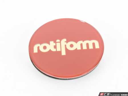 ES#4141426 - 32170rgs - Rotiform Hex Center Cap - Gold On Red - Priced Each  - The perfect addition to set your wheels apart from the rest of the crowd - Rotiform - Audi BMW Volkswagen Mercedes Benz MINI Porsche