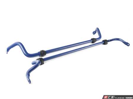 ES#3536877 - 72059 -  Performance Front & Rear Sway Bar Kit - Includes front adjustable (30mm) and rear (24mm) non-adjustable sway bars with required bushings - H&R - Audi