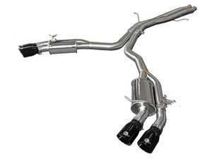 ES#4623337 - 49-36427PDK - MACH Force-Xp 304 Stainless Steel Axle-Back Exhaust System - Mach Force stainless steel exhaust with quad 3.5" tips of your choice! - AFE - Audi