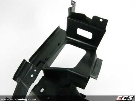 ES#129418 - 51718122433 - E36 Radiator Air Duct - Driver (Left) - Used for models with air conditioning - Genuine BMW - BMW