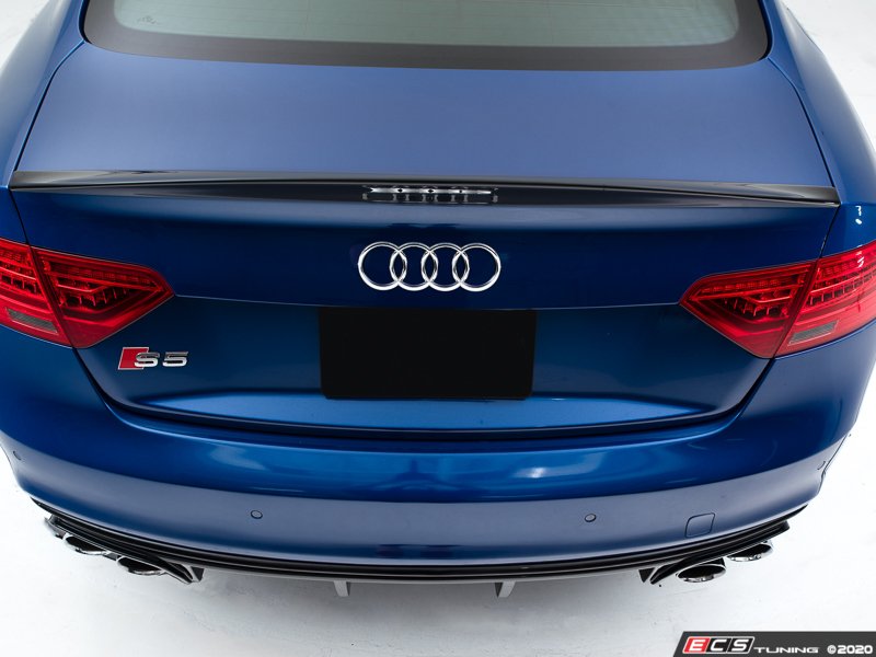 ECS - 006241LA01 - Audi B8.5 S5 / A5 S-Line Rear Diffuser - Gloss Black