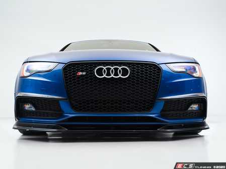 ES#4212752 - 006350la01KT - Audi B8.5 S5 / A5 S-Line Facelift Front Lip - Gloss Black - Upgrade your exterior styling! - ECS - Audi