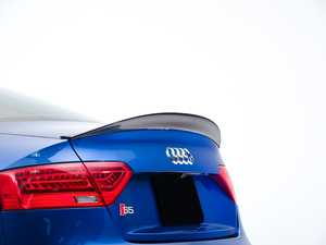 ES#4070346 - 006334LA01 - Audi B8/B8.5 A5 and S5 Trunk Spoiler - Gloss Black - Add some aggressive styling to your Audi! - ECS - Audi
