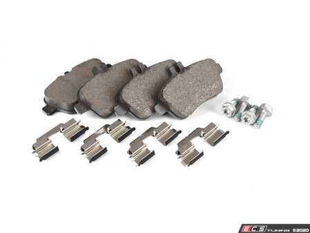 ES#2757267 - 0074209620 - Rear Brake Pad Set - Includes shims and all hardware needed for installation - Genuine Mercedes Benz - Mercedes Benz