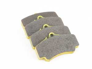 ES#3545868 - 247419 - RSL19 Yellow Endurance Racing Brake Pads - Front - RSL19 is a low metallic resin bonded material containing steel and acrylic fibers. It maintains a constant friction level across a broad range of temperatures. The friction level of the material maintains constant at a low-medium level. - Pagid Racing - Porsche