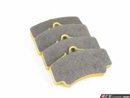 ES#3545868 - 247419 - RSL19 Yellow Endurance Racing Brake Pads - Front - RSL19 is a low metallic resin bonded material containing steel and acrylic fibers. It maintains a constant friction level across a broad range of temperatures. The friction level of the material maintains constant at a low-medium level. - Pagid Racing - Porsche