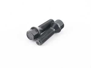 ES#4159287 - C17F40-2ZNNITT - Conical Seat Wheel Bolt - 14x1.25x40mm - Priced Per Pair  - Black zinc coated wheel bolts made with aftermarket wheels in mind - ECS - BMW MINI