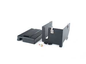 ES#4143528 - 014728ECS01-02KT -  Matte Black Battery Cover Kit - Ditch your cloth battery cover and upgrade to an ECS Aluminum & Matte Black Battery Cover Kit! - ECS - Audi Volkswagen