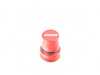 ES#4212824 - 028636ECS09-01 - Billet Power Port Plug - "Remove Before Flight" - Red Anodized - A little fun and function for your car! - ECS - Audi BMW Volkswagen Mercedes Benz MINI Porsche