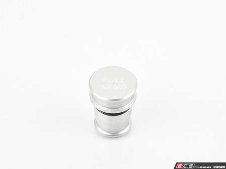 ES#4171979 - 028636ECS07-02 - Billet Power Port Plug - "Full Send" - Clear Anodized - A little fun and function for your car! - ECS - Audi BMW Volkswagen Mercedes Benz MINI Porsche