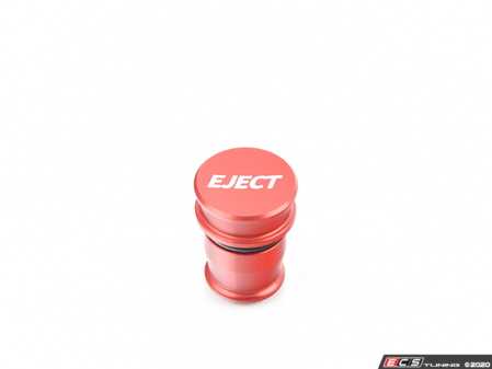 ES#4171972 - 028636ECS05-01 - Billet Power Port Plug - "Eject" - Red Anodized - A little fun and function for your car! - ECS - Audi BMW Volkswagen Mercedes Benz MINI Porsche
