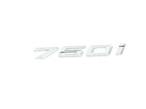 ES#2994378 - 51147376812 - Model Emblem - 750I - Genuine BMW - BMW
