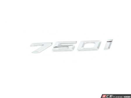 ES#2994378 - 51147376812 - Model Emblem - 750I - Genuine BMW - BMW