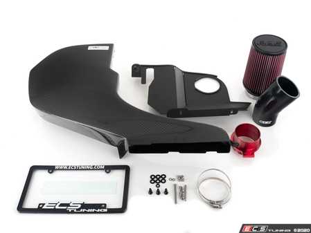 ES#4213300 - 005875LA01AKT1 - Audi B9 RS5 2.9T Kohlefaser Luft-Technik Intake System - Enhance your engine's performance and looks with our ECS Carbon Fiber Cold Air Intake - ECS - Audi