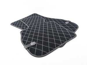 ES#3185857 - 51472447609 - Essentials Front Carpeted Factory Floor Mats Set Black - Priced As Set  - Replace or upgrade to factory MINI mats - Genuine MINI - MINI