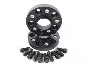 ES#4159883 - 4555664SW - 22.5mm DRA Series Trak Wheel Spacers (Black) - Pair - Fine tune your stance and improve handling - Includes special bolts to mount these spacers to your BMW's wheel hubs. - H&R - BMW MINI
