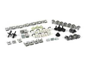 ES#4188014 - 51122410279 - Bumper Hardware - Rear - Set of mounted parts for rear bumper - Genuine BMW - BMW