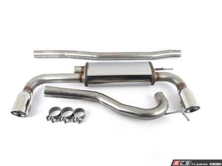 ES#2614233 - 15490 - Performance Cat-Back Exhaust System - 2.50" stainless steel with 4" Dual polished exit tips - Magnaflow - MINI