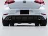 ES#4164886 - 007565la01KT -  MK7.5 GTI Gloss Black Rear Diffuser - Add aggressive styling with our In-House Engineered Gloss Black Rear Diffuser! - ECS - Volkswagen