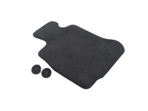 ES#2817884 - 51477230405 - Floor Mat Driver Side - Anthracite Velour - Genuine BMW driver side replacement floor mat - Genuine BMW - BMW