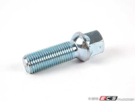 ES#3560810 - S17D35R13 - Ball Seat Wheel Bolt - 14x1.5x35mm - Priced Each - Zinc-coated wheel bolts made specifically for OE wheels - ECS - Audi Volkswagen