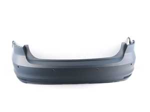 ES#2993558 - 5C6807417LGRU - Rear Bumper Cover  - Comes primed, ready for paint - Genuine Volkswagen Audi - Volkswagen