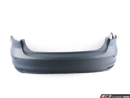 ES#2993558 - 5C6807417LGRU - Rear Bumper Cover  - Comes primed, ready for paint - Genuine Volkswagen Audi - Volkswagen