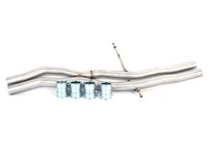 ES#4213786 - 006788la01aKT - Audi C7 S6/S7/RS7 4.0T X-Pipe Kit - Eliminate the center resonator on your OE system for a more aggressive exhaust note - ECS - Audi