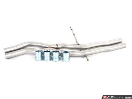 ES#4213786 - 006788la01aKT - Audi C7 S6/S7/RS7 4.0T X-Pipe Kit - Eliminate the center resonator on your OE system for a more aggressive exhaust note - ECS - Audi