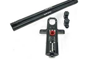 ES#4220456 - VTT-RS3-CC-1 - 8V RS3 Engine Side Catch Can  - This kit uses the extremely popular VTT modular catch can, and couples it with a custom CNC 6061 bracket, VTT CNC banjo fittings, VTT 5 ply silicone hose, and Push lock fittings. - Vargas Turbo Technologies - Audi