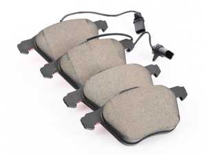 ES#4136142 - 7M3698151A - Premium Ceramic Brake Pad Set - Front - Ceramic composite developed to meet low dust & noise requirements. - Brembo - Volkswagen
