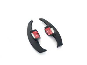 ES#4445642 - 025361ECS01-05 - MK5/MK6 Paddle Shifter Extension Set - Flat Black - Maintain steering control while changing gears with our paddle shifter extensions - ECS - Volkswagen