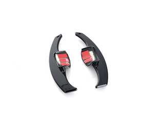 ES#4445643 - 025361ECS01-06 - MK5/MK6 Paddle Shifter Extension Set - Gloss Black - (NO LONGER AVAILABLE) - Maintain steering control while changing gears with our paddle shifter extensions - ECS - 