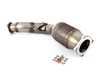 ES#4428807 - 769521KT - Oversized Downpipe With High Flow Catalytic Converter - 80mm to 65mm oversized stainless steel construction - Supersprint - Porsche