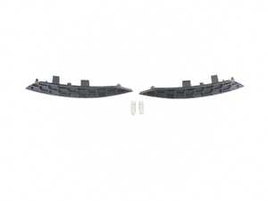 ES#4017443 - R25-1-1000-01M - Rear Reflector Insert Set - Matte Black Honeycomb - A clean cosmetic upgrade for your B9 chassis A5/S5 - Acexxon - Audi