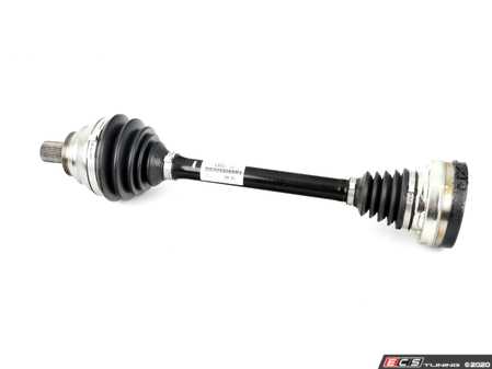 ES#2993538 - 5C0407271BS - Complete Axle Assembly - Driveshaft with inner and outer CV joints - Genuine Volkswagen Audi - Volkswagen