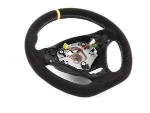 ES#1832949 - 32302157308 - BMW Performance Steering Wheel - With Yellow Center Line - (NO LONGER AVAILABLE) - Race inspired look and feel straight from the Euro parts bin. Reuses factory sport air bag. - Genuine BMW M Performance - 