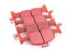 ES#4031330 - DP32290C - Front RedStuff Performance Brake Pad Set - High performance street pad featuring Kevlar technology. - EBC - Audi