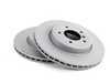 ES#10490 - 34116855156KT3 - Front Brake Rotors - Pair (325x25) - Restore braking power. - Zimmermann - BMW