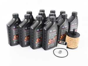 ES#2550932 - V10TDIOEM - Genuine Oil Service Kit - Includes Genuine oil filter and Genuine 5w-40 505.01 oil - Genuine Volkswagen Audi - Volkswagen