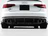 ES#4056580 - 006077LA01 - Audi B9 S4 Rear Diffuser - Gloss Black - Add some aggressive styling to your Audi! - ECS - Audi