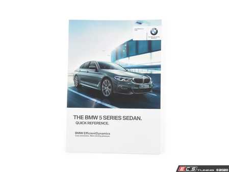 ES#3474871 - 01402982660 - QUICK REFERENCE CARD - Genuine BMW - BMW