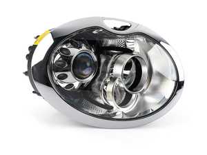 ES#173021 - 63127198740 - Headlight Assembly - Xenon - Right - Mounts to the front hood section. - Genuine MINI - MINI