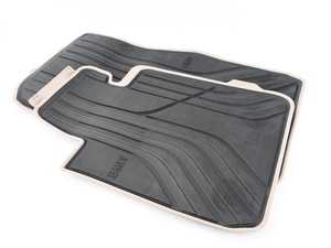 ES#2733431 - 51472351159 - Front Rubber Floor Mats - Modernline - (NO LONGER AVAILABLE) - Protects your floor and carpet from moisture - Genuine BMW - 