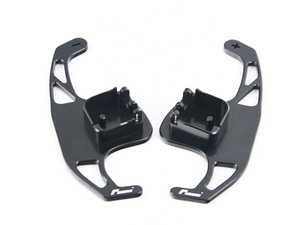 ES#3979012 - VWR493000 - VWR Billet DSG Gearshift Paddles - Midnight Black  - Full replacement CNC machined billet aluminium paddle shifters with a slick, ultra-polished midnight black finish - Racingline - Audi