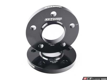 ES#3618566 - 034-604-7005 - 034Motorsport Wheel Spacer Pair - 15mm - Designed to fit most Audi & Volkswagen vehicles with a 66.5mm center bore and 5x112mm wheel bolt patterns. - 034Motorsport - Audi