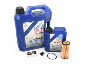 ES#4017191 - 3199849PDKHYGUJX - MK7 GTI 2.0T 5w40 Oil Change And Filter Kit - TSI Engine (2015+) - Assembled By ECS - 