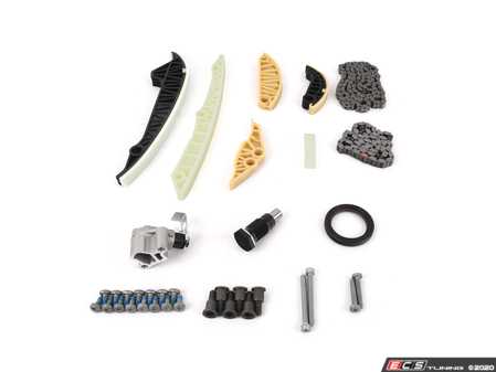 ES#3971144 - 06K109158AKT4 - Ultimate Timing Chain Kit - Includes all chains, tensioners, guide rails and securing hardware - Assembled By ECS - Audi