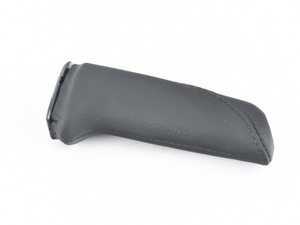 ES#2572077 - 34406795090 - Handbrake Handle - Black Leather - Genuine BMW - BMW
